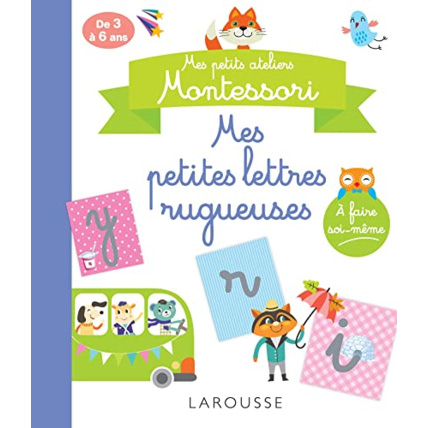 Avis Mes ateliers Montessori : Petites lettres rugueuses LAROUSSE 1