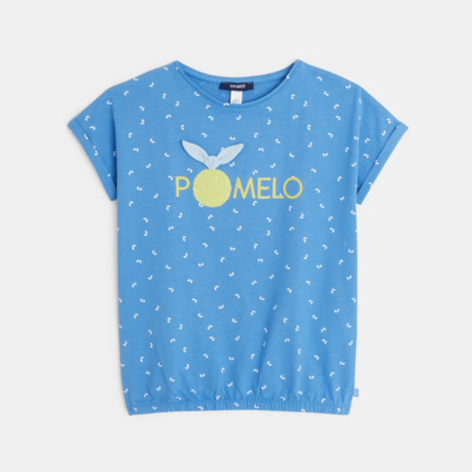 Avis T-shirt coloré original Pomelo bleu fille OKAIDI 1