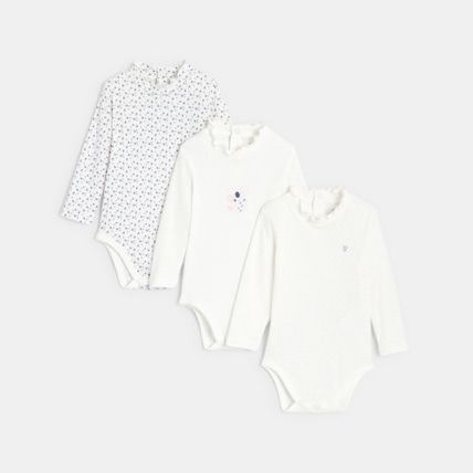 Avis Body petit col volanté (lot de 3) OBAÏBI 1