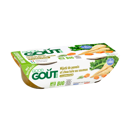 Avis Petit plat Bio Mijoté de Panais Chou kale Saumon Good Goût 1
