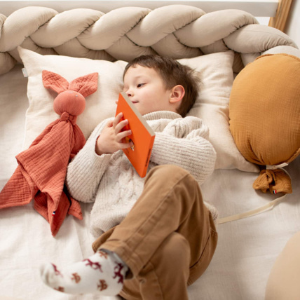 Avis Taie d'oreiller réversible en Lin lavé Sevira Kids 4