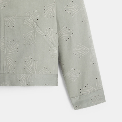 Avis Veste en broderie anglaise vert fille OKAIDI 4
