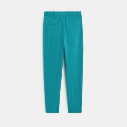 Avis Pantalon carrot en jersey vert fille OKAIDI 3