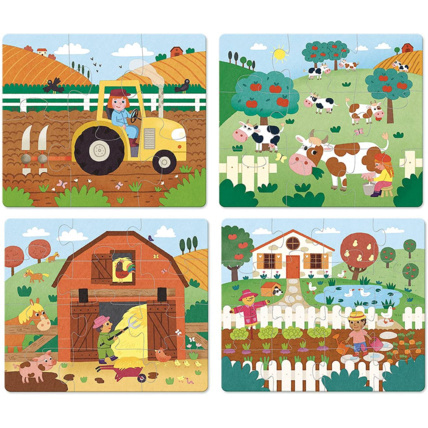 Avis 4 puzzles évolutifs Ferme VILAC 3