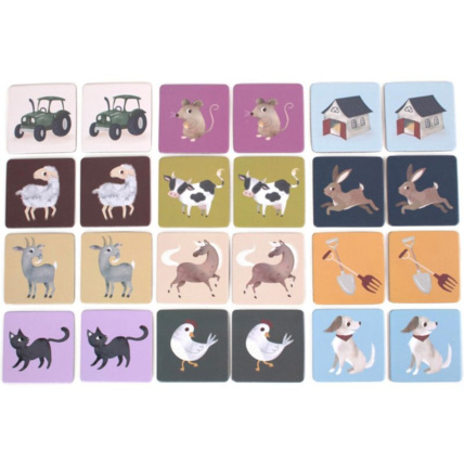 Avis Jeu Memory Animaux de la ferme FILIBABBA 1