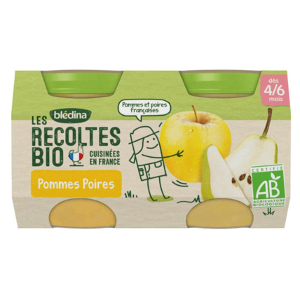 Avis Compotes petits pots bio Les Recoltes Bio Blédina 1