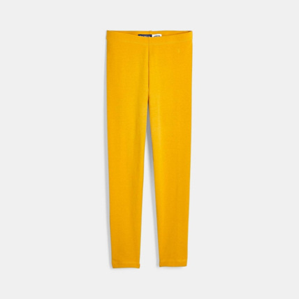 Avis Leggings unis jaune fille OKAIDI 1