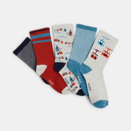 Avis Chaussettes fantaisie (lot de 5) bleues garçon OKAIDI 2