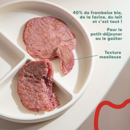 Avis Pancake : Framboise - 6 pancakes - Idéal diversification et DME Yooji 2