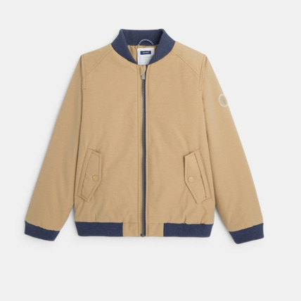 Avis Blouson enduit déperlant à col teddy beige garçon OKAIDI 2