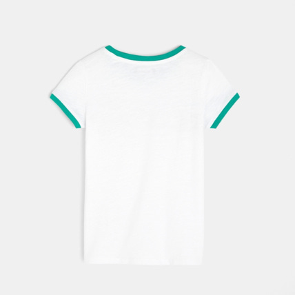 Avis T-shirt brodé blanc fille OKAIDI 4