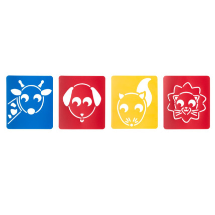Avis 12 pochoirs animaux Oxybul 1