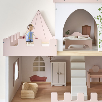 Avis Maison De Poupée Château De Princesse En Bois - Figurines Et 10 Meubles Petite Amélie 5