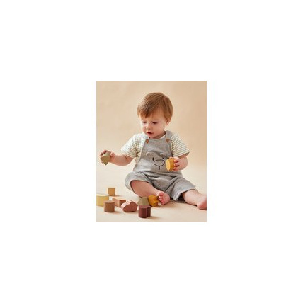 Avis Set salopette Nouky + t-shirt rayé NOUKIE'S 1