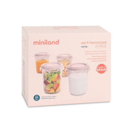 Avis Set de 4 hermétiques 250ml Hermisized MINILAND 8