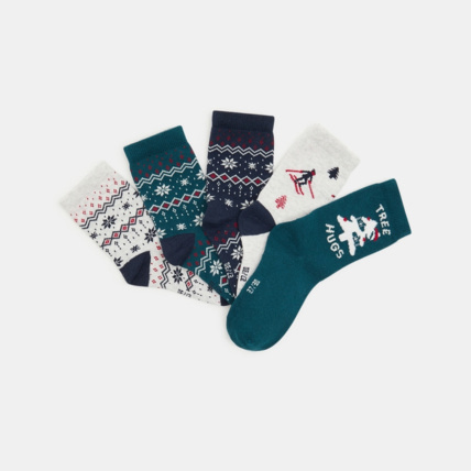 Avis Chaussettes Noël (lot de 5) vertes garçon OKAIDI 2