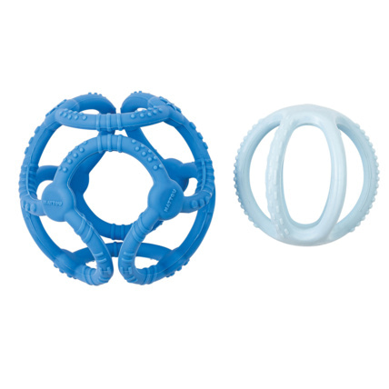 Avis Set de 2 balles en silicone NATTOU 2