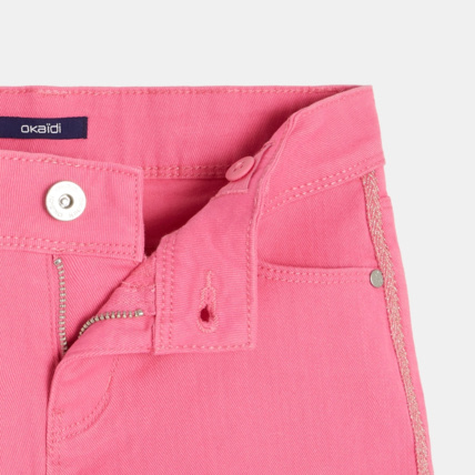 Avis Short en toile rose fille OKAIDI 2