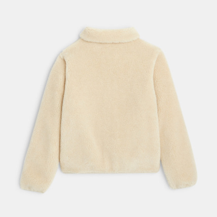 Avis Blouson en fausse fourrure unie blanc fille OKAIDI 2