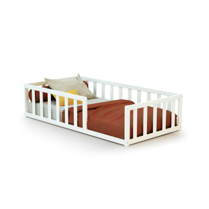 Avis Lit enfant au sol en bois AT4 1