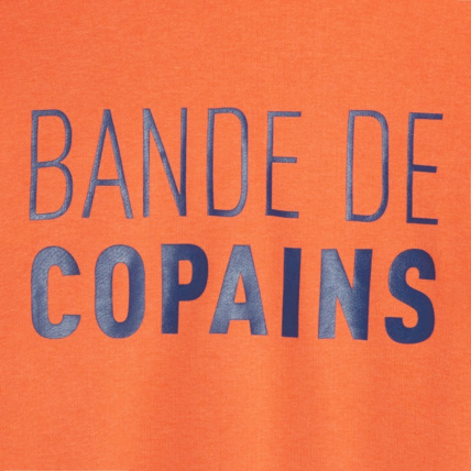 Avis Sweat-shirt à message orange garçon OKAIDI 3