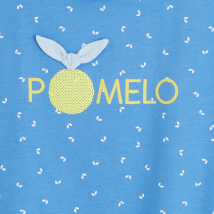 Avis T-shirt coloré original Pomelo bleu fille OKAIDI 3