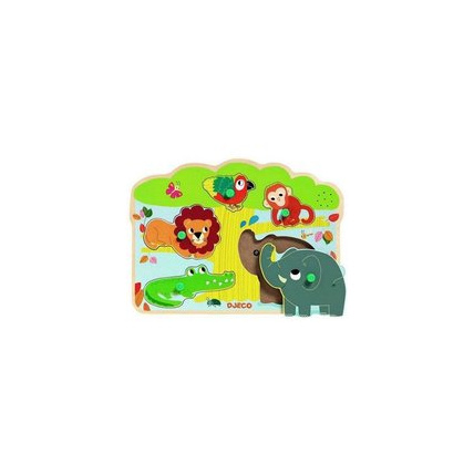 Avis Puzzle musical enfant Baobab 5 pièces DJECO 1