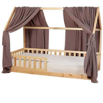 Avis Set double ciel de lit cabane en gaze de coton Sevira Kids 4