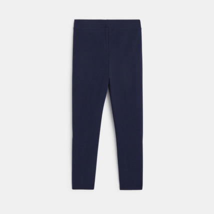 Avis Legging en jersey milano uni bleu fille OKAIDI 3