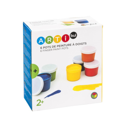 Avis 6 pots de peinture à doigts Oxybul 1