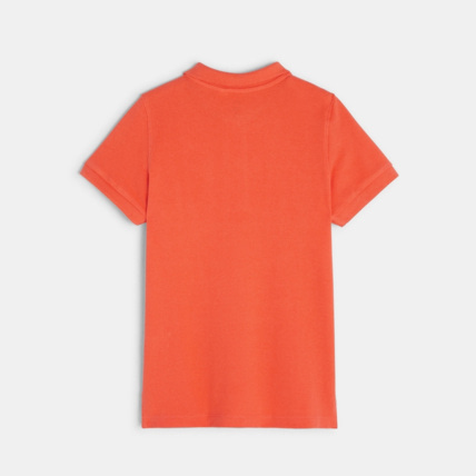 Avis Polo classique orange garçon OKAIDI 3