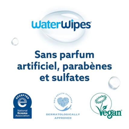 Avis Lingettes bébé Pack nomade WATER WIPES 5
