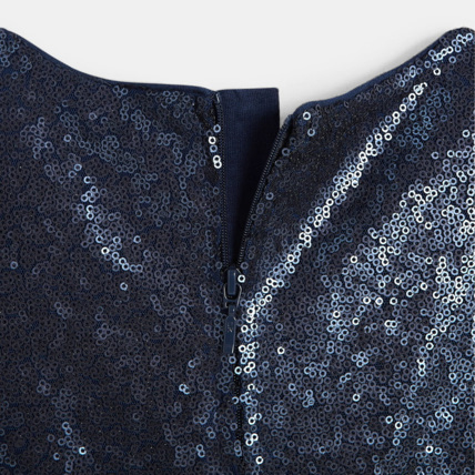 Avis Robe à sequins bleue fille OKAIDI 5