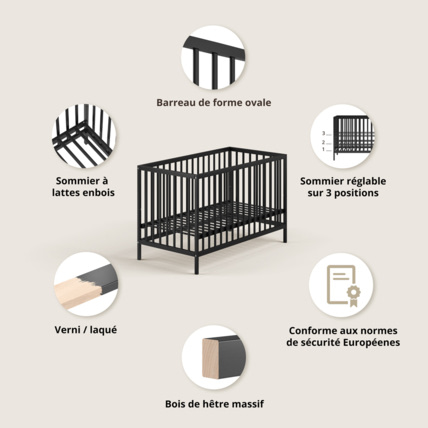 Avis Lit bébé Hêtre Petite Amélie 5