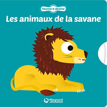 Avis Livre Tourne et devine - Les animaux de la savane Magnard 1