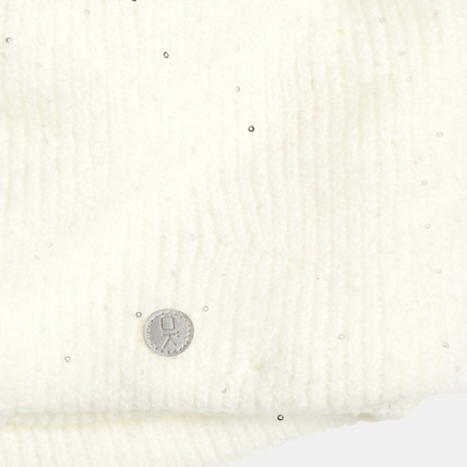 Avis Double tour-de-cou tricot irisé à sequins beige fille OKAIDI 2