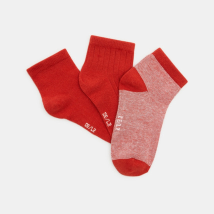 Avis Socquettes colorées (lot de 3) orange garçon OKAIDI 2