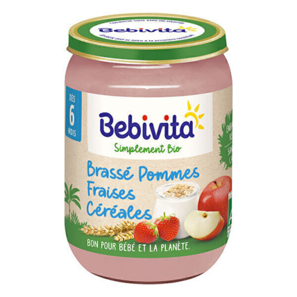 Avis Brassé pommes fraises céréales bio Bebivita 1