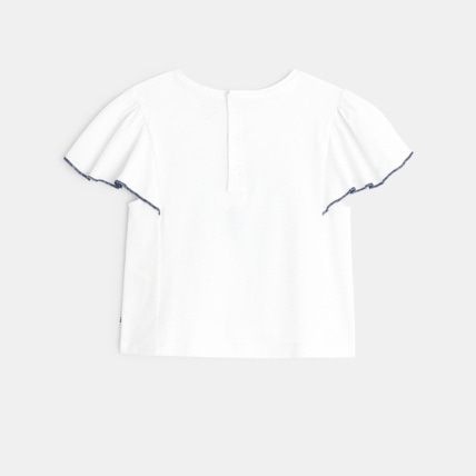 Avis T-shirt à volants motif fleur bébé fille OBAÏBI 2