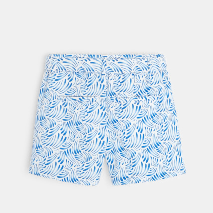 Avis Short ceinturé en toile imprimée bleu fille OKAIDI 4
