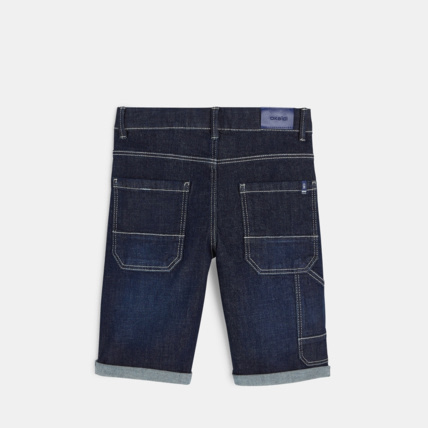 Avis Bermuda en jean bleu garçon OKAIDI 4