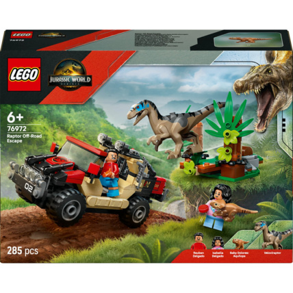 Avis Le vélociraptor et l'évasion en 4x4 Jurassic World LEGO 1
