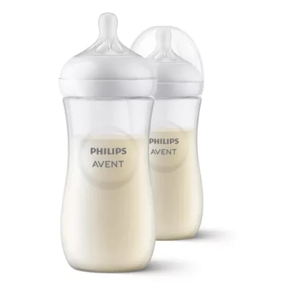 Avis Lot de 2 biberons Natural à Réponse Naturelle 330 ml Philips Avent 1