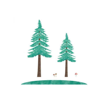 Avis Stickers set de 2 sapins Mon Lit Cabane 1