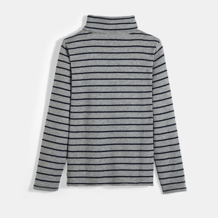 Avis T-shirt col roulé rayé gris garçon OKAIDI 3
