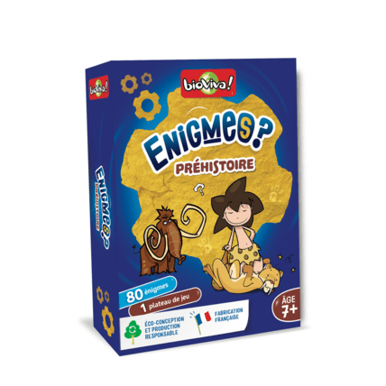 Avis Jeu éducatif Enigmes - Préhistoire BIOVIVA 1