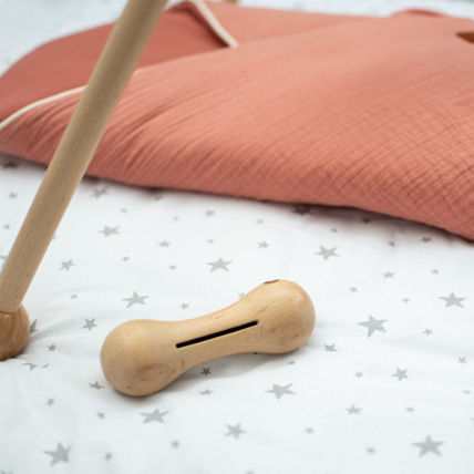 Avis Hochet bois bébé naturel sonore Sevira Kids 2