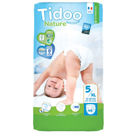 Tidoo Nature T2/S - couches jetables écologiques New Born - 3-6 kg