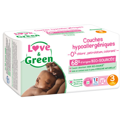 Avis Couches hypoallergéniques et écologiques Love & Green 3