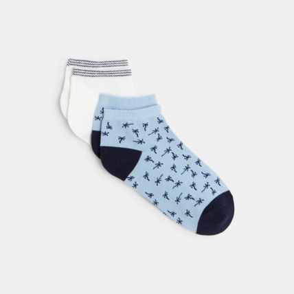 Avis Socquettes drapeaux (lot de 2) bleu garçon OKAIDI 1